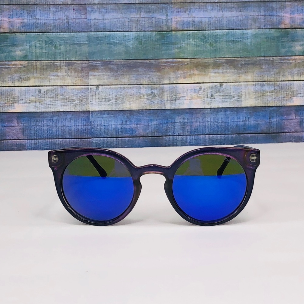 KOMONO Lulu Sunglasses Purple Haze NEW Cat Eye - Picture 6 of 10